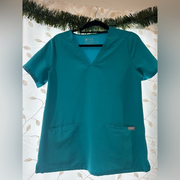 Figs Other - Figs Women's Teal Short Sleeve Top and Straight Leg Pants